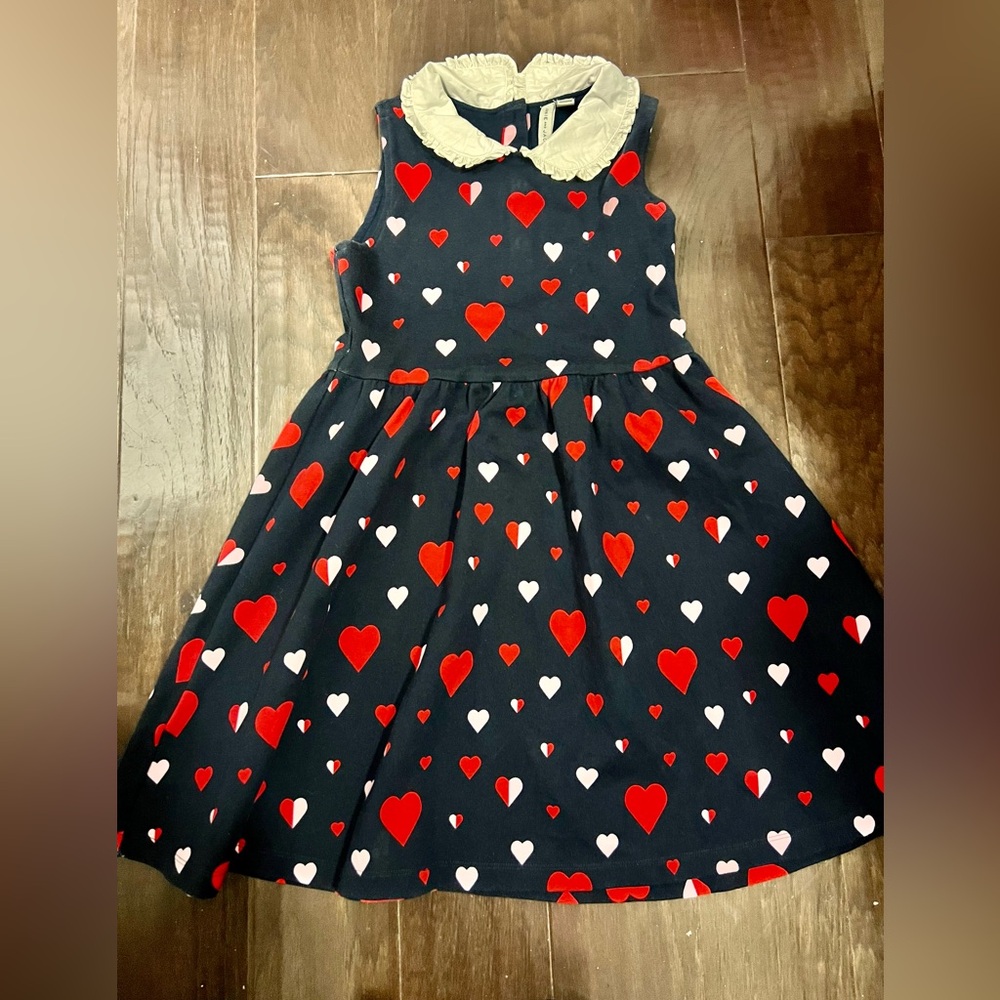 Janie and Jack dress size 12 hearts!!!